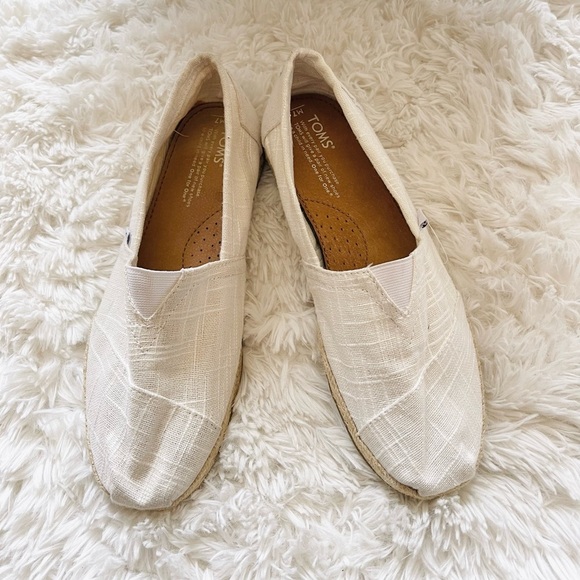 Toms Other - Mens Toms Cream Espadrilles NWOT